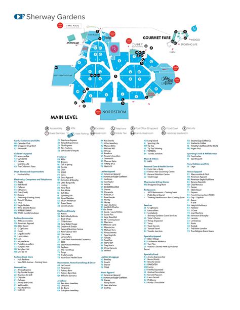 Sherway Mall Map